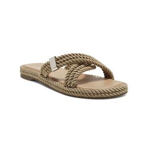 INC Womens Beige Rope Braiding Maylee Round Toe Slip On Espadrille Shoes 10 M